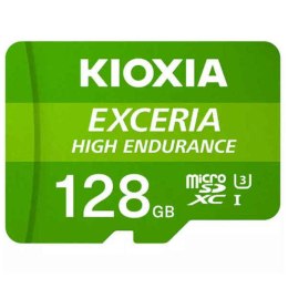 Micro SD Memory Card with Adaptor Kioxia Exceria High Endurance Class 10 UHS-I U3 Green - 64 GB