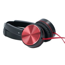 Grundig - Foldable over-ear headphones (red)