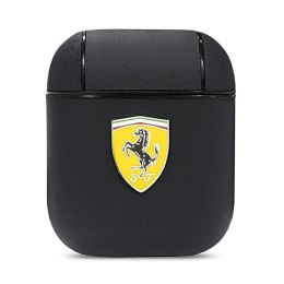 Ferrari On Track Leather - Case for AirPods 1/2 gen (Black)