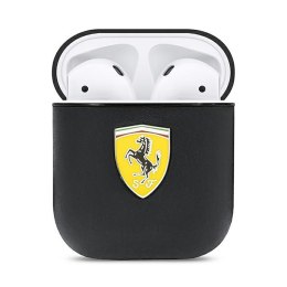 Ferrari On Track Leather - Case for AirPods 1/2 gen (Black)