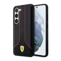 Ferrari Perforated 296P Collection - Case for Samsung Galaxy S23 (Black)