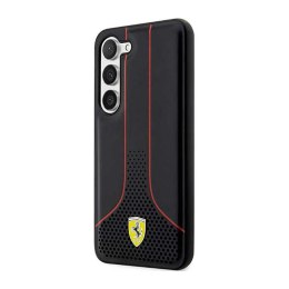 Ferrari Perforated 296P Collection - Case for Samsung Galaxy S23 (Black)