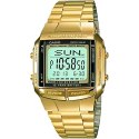 Men's Watch Casio DATABANK Golden (Ø 38 mm)