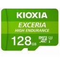 Micro SD Memory Card with Adaptor Kioxia Exceria High Endurance Class 10 UHS-I U3 Green - 256 GB
