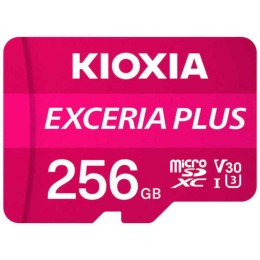 Micro SD Memory Card with Adaptor Kioxia Exceria Plus Pink Class 10 UHS-I U3 - 128 GB