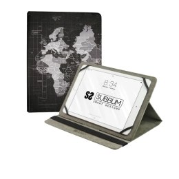 Tablet cover Subblim TRENDY CASE WORLD MAP 10.1