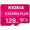 Micro SD Memory Card with Adaptor Kioxia Exceria Plus Pink Class 10 UHS-I U3 - 256 GB