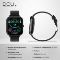 Smartwatch DCU CURVED GLASS PRO 1,83" Black