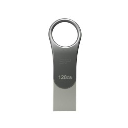 USB stick Silicon Power Mobile C80 Grey Titanium 128 GB
