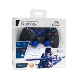 Wireless Gaming Controller Tracer Blue Fox Blue Black Bluetooth PlayStation 3