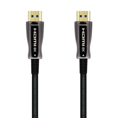 HDMI Cable Aisens A153-0524 Black 100 m