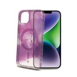 Mobile cover Celly iPhone 15 Plus Purple Transparent