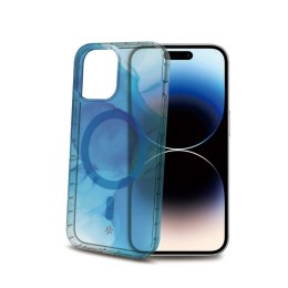 Mobile cover Celly iPhone 15 Pro Blue Transparent