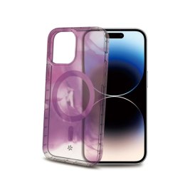 Mobile cover Celly iPhone 15 Pro Purple Transparent