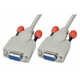 Network cable SUB-D LINDY 31577 White Black 3 m