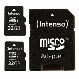 Micro SD Memory Card with Adaptor INTENSO 32 GB x 2