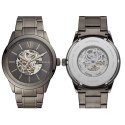 Men's Watch Fossil FLYNN - AUTOMATIC Silver (Ø 44 mm)