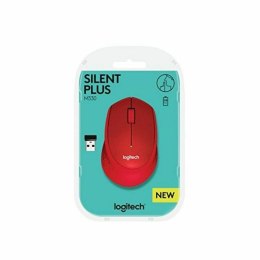 Wireless Mouse Logitech M330 Silent Plus Red 1000 dpi