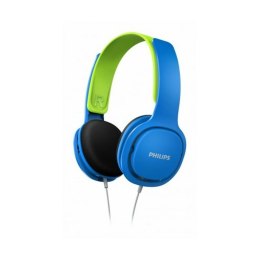 Headphones with Microphone Philips SHK2000BL (3.5 mm) Blue Azul,Verde