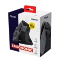 Wireless Mouse Trust Voxx Black Ergonomic Vertical Bluetooth Rechargeable