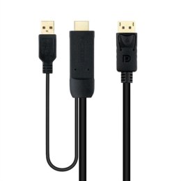 DisplayPort to HDMI Cable NANOCABLE 10.15.4352 Black 1,8 m 4K Ultra HD