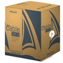 UTP Category 6 Rigid Network Cable Phasak PHR 6301 Grey 305 m