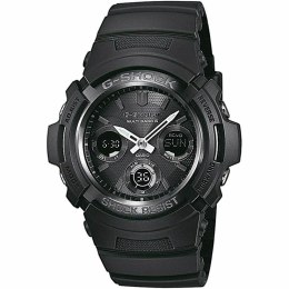 Men's Watch Casio G-Shock AWG-M100B-1AER Black (Ø 46 mm)