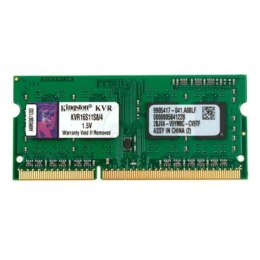 RAM Memory Kingston KVR16S11S8/4 4 GB DDR3