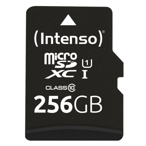 Micro SD Memory Card with Adaptor INTENSO 256 GB