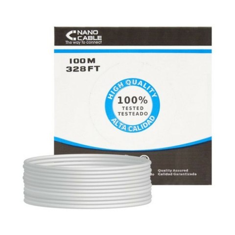 RJ45 CAT 5e UTP Cable NANOCABLE 10.20.0302-FLEX Grey 100 m