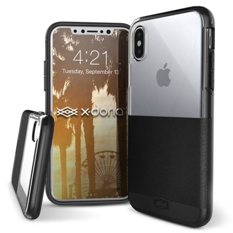 X-Doria Dash - Case for iPhone X (Black Leather)