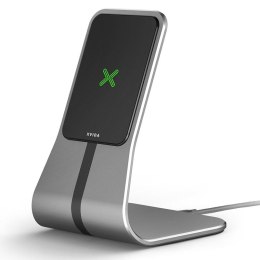 XVIDA (POWER 2) Wireless Charging Desk Stand - Qi 7.5W (Silver)