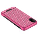 Zizo Star Diamond Hybrid Cover for iPhone X (Pink/Black)