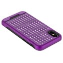 Zizo Star Diamond Hybrid Cover for iPhone X (Purple/Black)