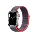 Crong Nylon Loop for Apple Watch 42/44/45mm (Electric Pink)