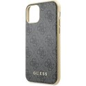 Guess 4G Charms Collection - Case for iPhone 11 (Gray)