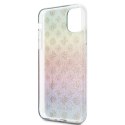 Guess 4G Peony Electroplated Peony - Case for iPhone 11 Pro Max (Rainbow)