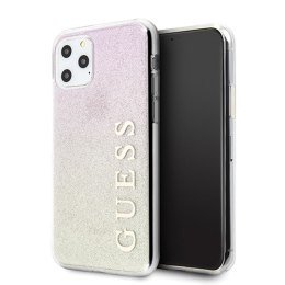Guess Glitter Gradient - Case for iPhone 11 Pro Max (Gold/Pink)