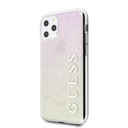 Guess Glitter Gradient - Case for iPhone 11 Pro Max (Gold/Pink)