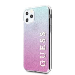 Guess Glitter Gradient - Case for iPhone 11 Pro Max (Pink/Blue)