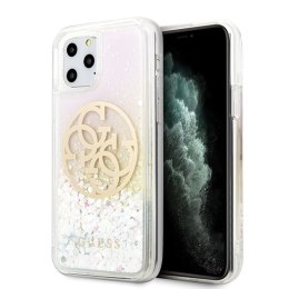 Guess Gradient Liquid Glitter Circle Logo - Case for iPhone 11 Pro