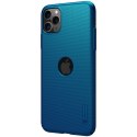 Nillkin Super Frosted Shield - Case for Apple iPhone 11 Pro Max z wycięciem na logo (Peacock Blue)