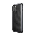 X-Doria Raptic Lux - Aluminum Case for iPhone 12 Pro Max (Drop test 3m) (Black Carbon Fiber)