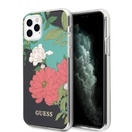 Guess Flower Case N1 - Case for iPhone 11 Pro (Black)