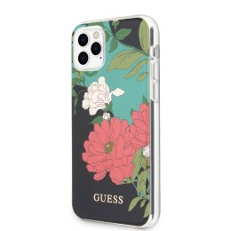 Guess Flower Case N1 - Case for iPhone 11 Pro (Black)