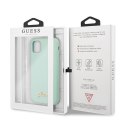 Guess Silicone Vintage - Case for iPhone 11 Pro Max (zielony)