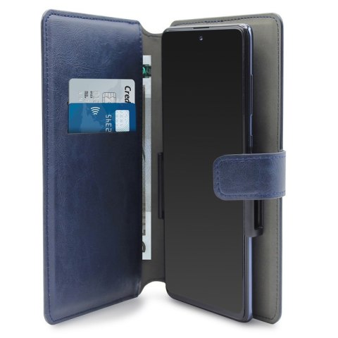 PURO Universal Wallet 360 ° - Universal swivel pouch with card slots, size XXL (navy blue)