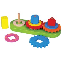 Viga Toys - Motor skills puzzle geometric shapes and gears