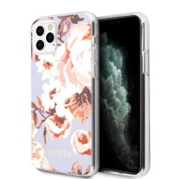 Guess Flower Case N2 - Case for iPhone 11 Pro Max (Lilac)