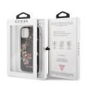 Guess Flower Case N4 - Case for iPhone 11 Pro Max (Black)